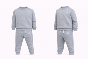Exquisite Apparel Kids Grey Joggers Sets