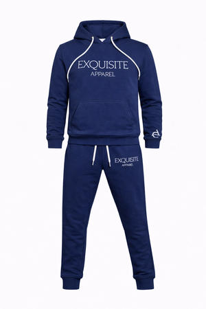 Exquisite Apparel Adult Blue Jogger Sets (Hooded)